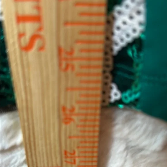 Bob Mackie Green Sequin Tank Top XL - Picture 6 of 6